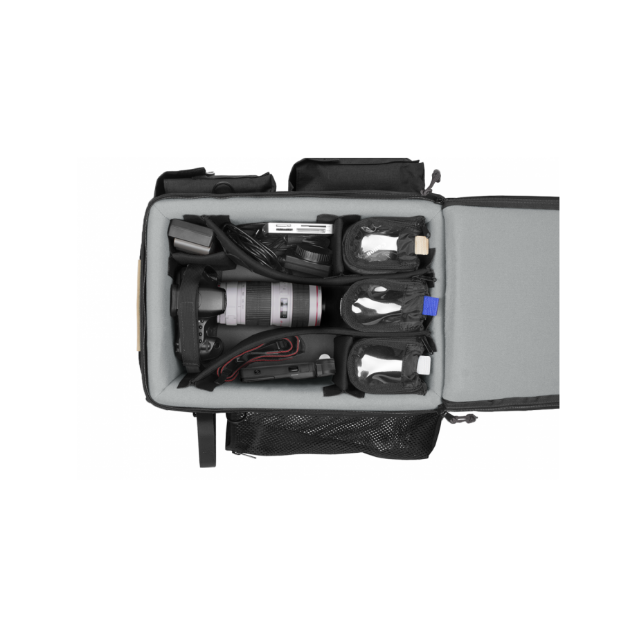 Porta Brace BK-LENS Backpack, Compact HD Camera lens bag, Black