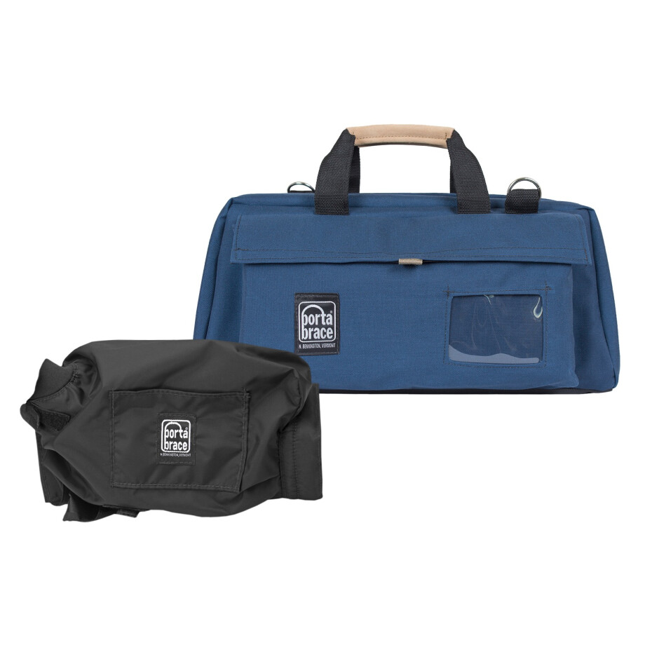 Porta Brace CS-DV3UQS-M2 Camera Case Soft, Blue, Large