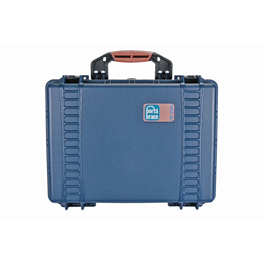 Porta Brace PB-2500E Hard Case, Airtight, Medium, Blue