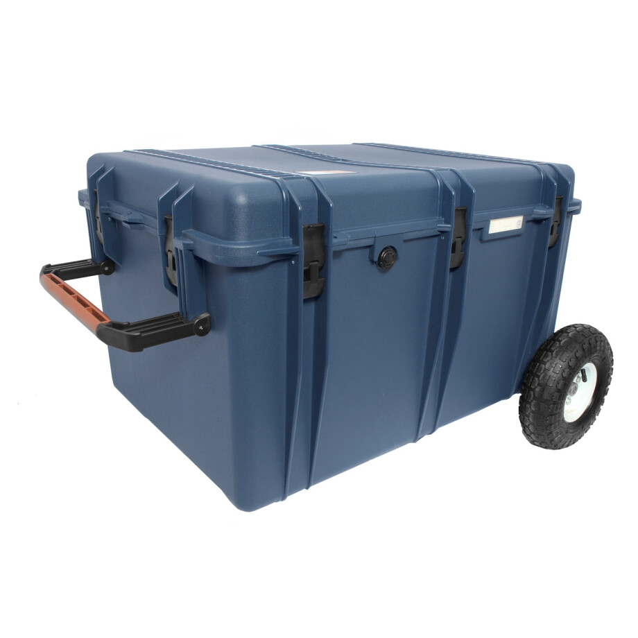 Porta Brace PB-2850FORX Hard Case with Off-Road Wheels, Trunk Style, Blue