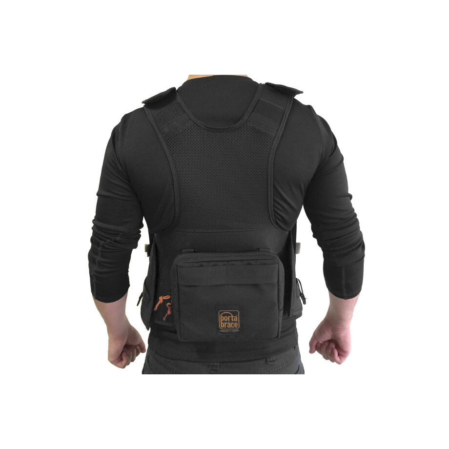 Porta Brace ATV-MAXX Audio Tactical Vest, Zaxcom Maxx, Black