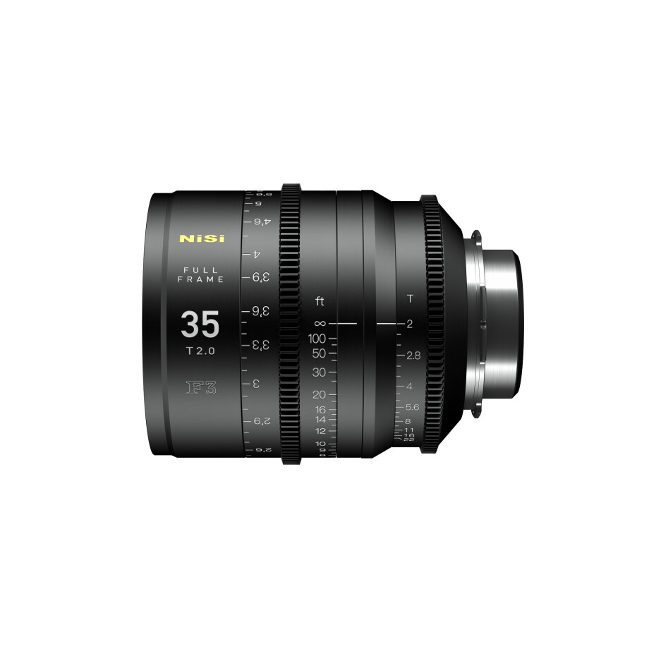 Nisi F3 35mm Full Frame lens T2.0, PL-Mount