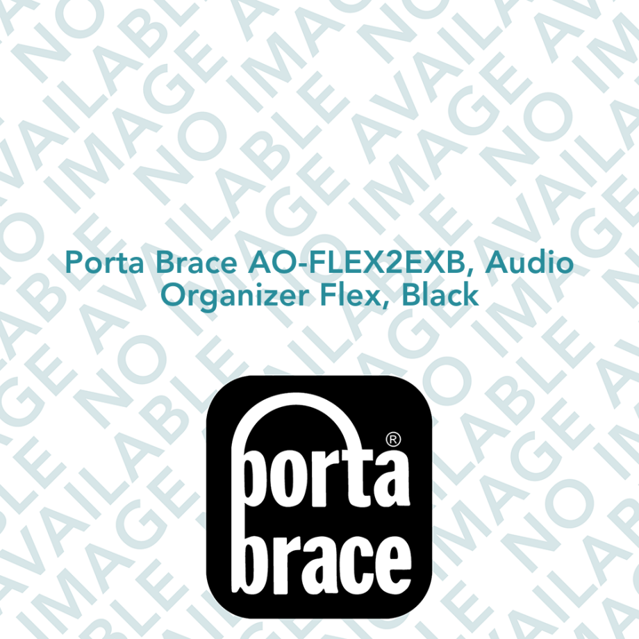 Porta Brace AO-FLEX2EXB, Audio Organizer Flex, Black
