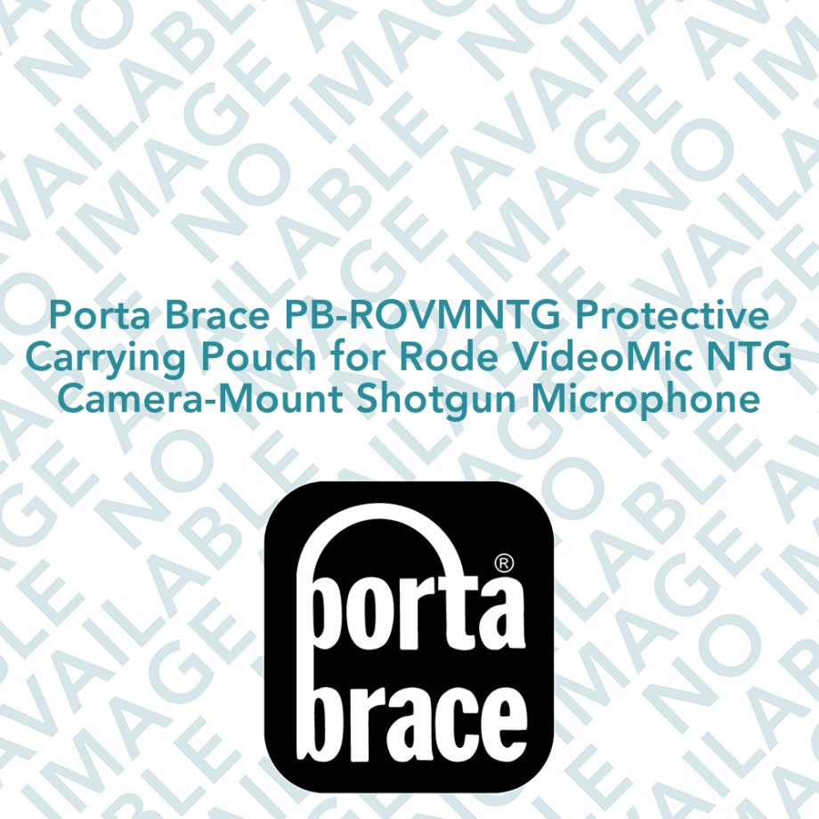 Porta Brace PB-ROVMNTG Protective Carrying Pouch for Rode VideoMic NTG Camera-Mount Shotgun Microphone