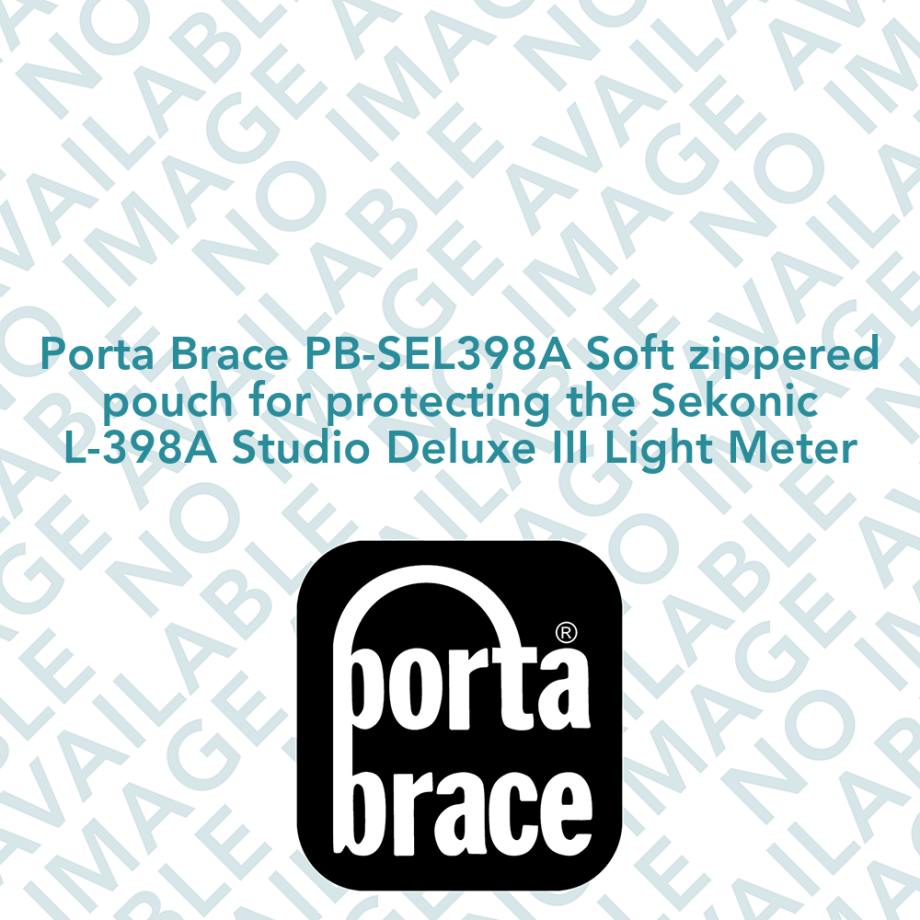 Porta Brace PB-SEL398A Soft zippered pouch for protecting the Sekonic L-398A Studio Deluxe III Light Meter