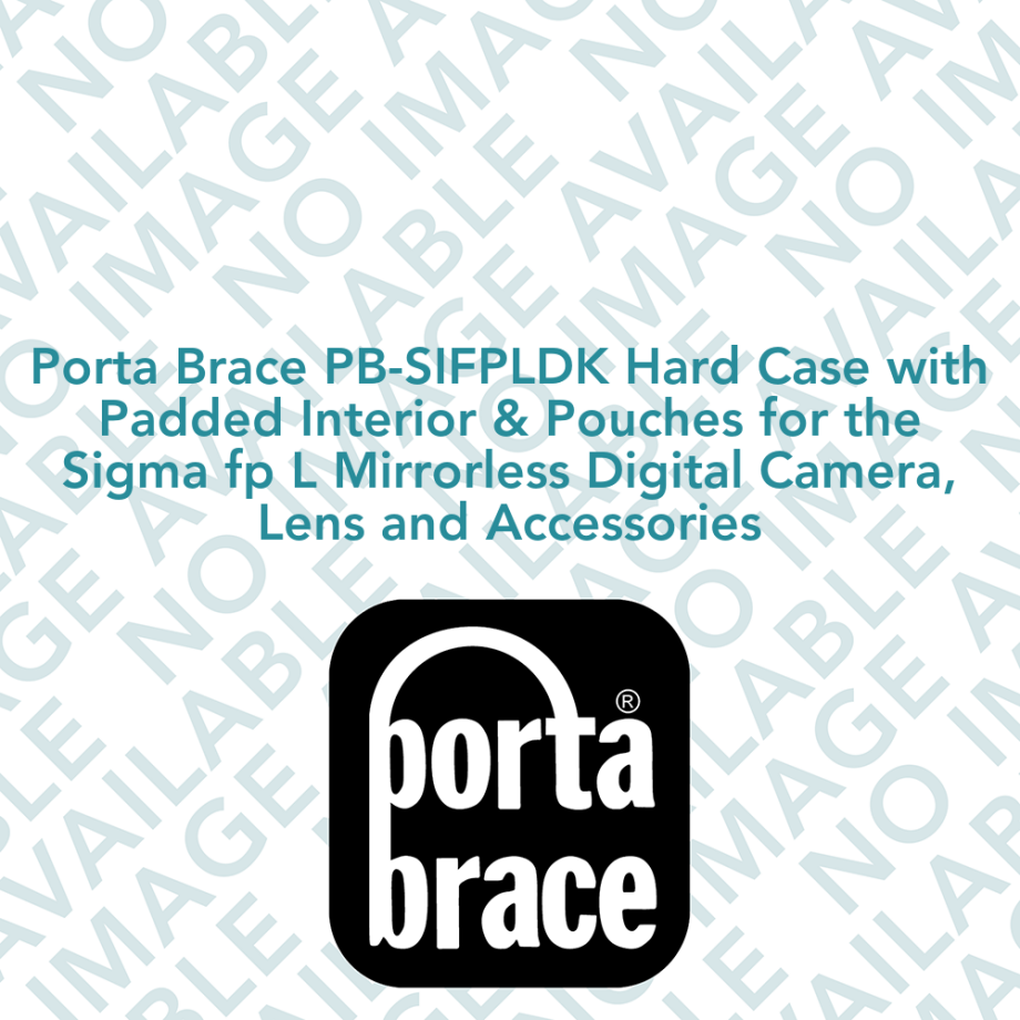 Porta Brace PB-SIFPLDK Hard Case with Padded Interior & Pouches for the Sigma fp L Mirrorless Digital Camera, Lens and Accessories