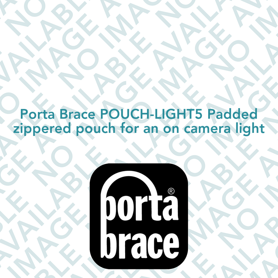Porta Brace POUCH-LIGHT5 Padded zippered pouch for an on camera light