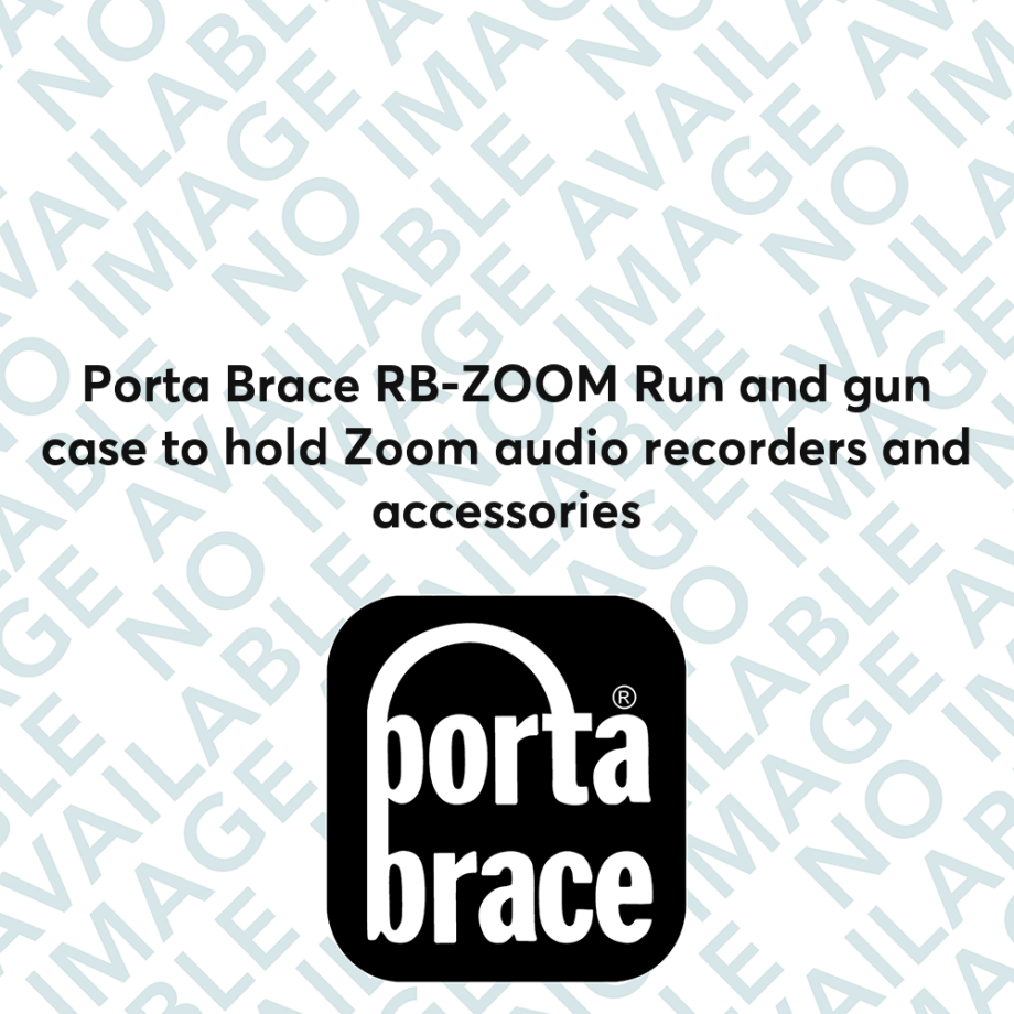 Porta Brace RB-ZOOM Run and gun case to hold Zoom audio recorders and accessories