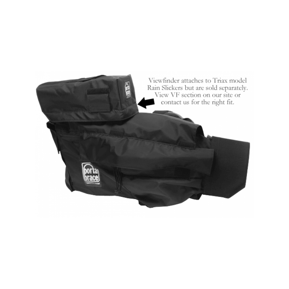 Porta Brace RS-55TX Rain Slicker/Triax, Black