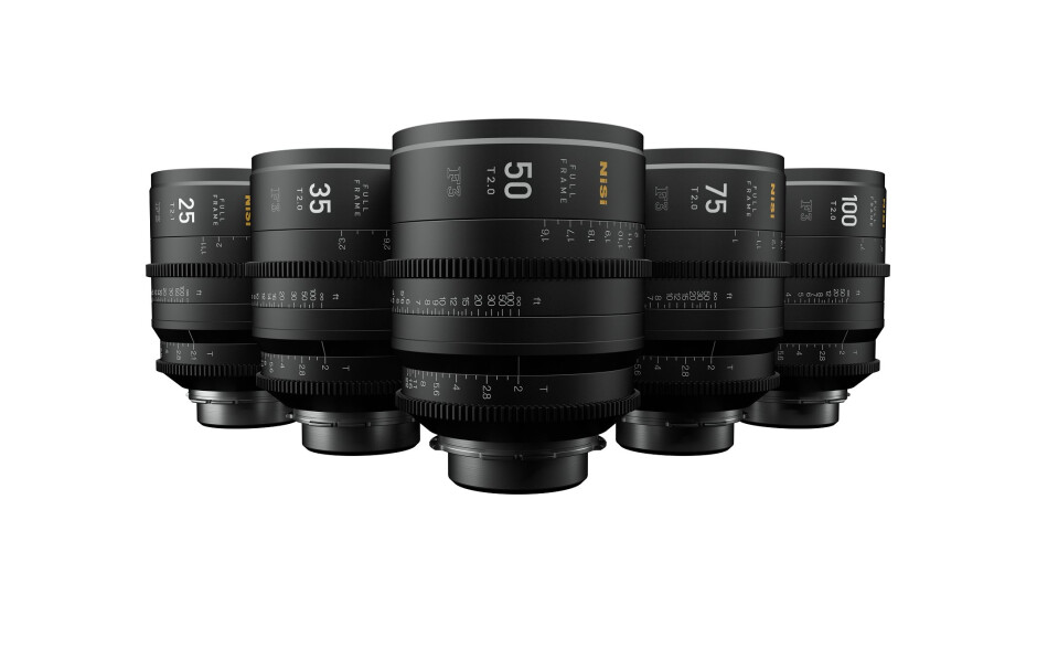 Nisi 5 Full Frame Ex/Demo lens kit, PL-Mount and Feet scale