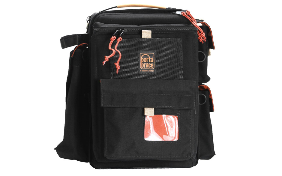 Porta Brace BK-1NRQS-M4 Backpack Camera Case, Rigid Frame Shell, Black