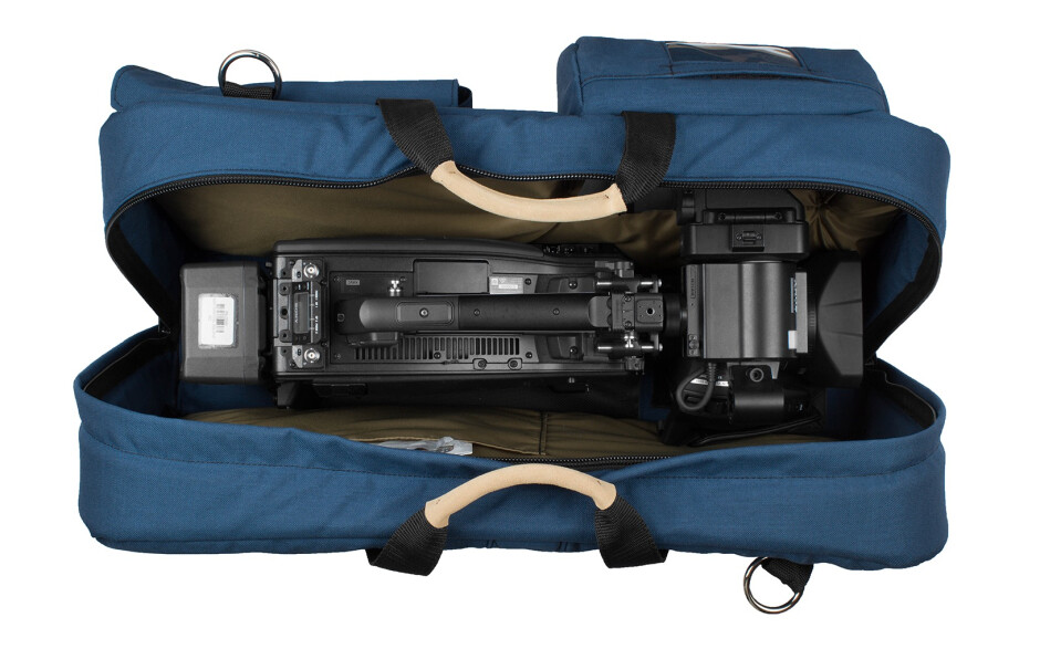 Porta Brace CO-OB Carry-On Camera Case, Shoulder Mount Cameras, Blue