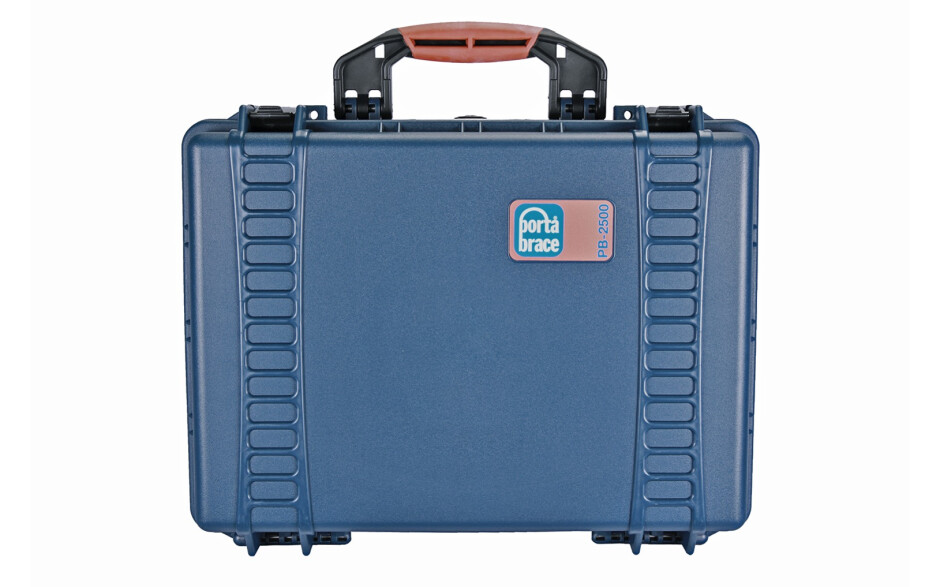 Porta Brace PB-2500E Hard Case, Airtight, Medium, Blue