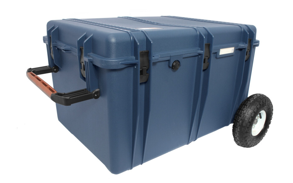 Porta Brace PB-2850FORX Hard Case with Off-Road Wheels, Trunk Style, Blue