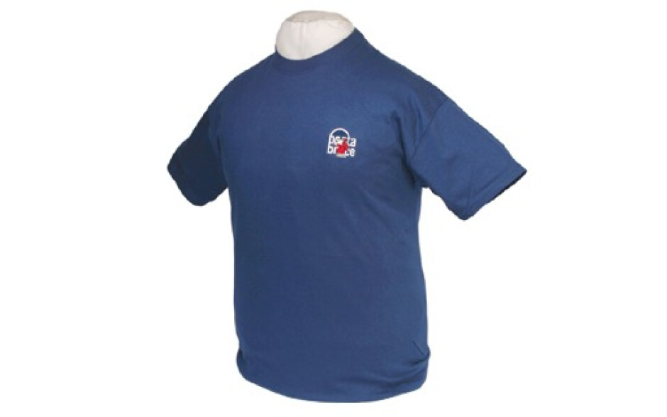 Porta Brace TEES-S Tee Shirt, Blue, Small