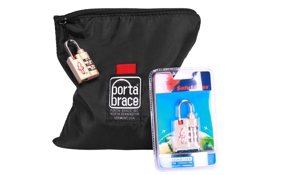 Porta Brace TSA-SET TSA Travel Set, TSA Lock & CS-B9 Stuff Sack