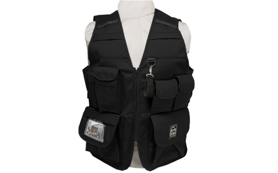 Porta Brace VV-XLBL Video Vest, XL, Black