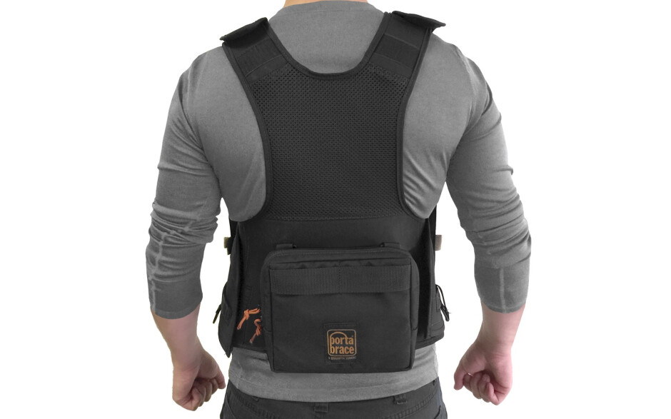 Porta Brace ATV-Z8 Audio Tactical Vest, Zoom 8, Black