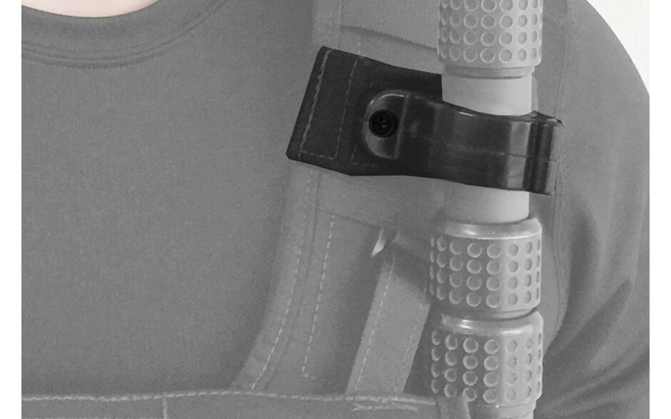 Porta Brace ATV-BMPH Boom Pole Clip and Attachment Wrap, Black
