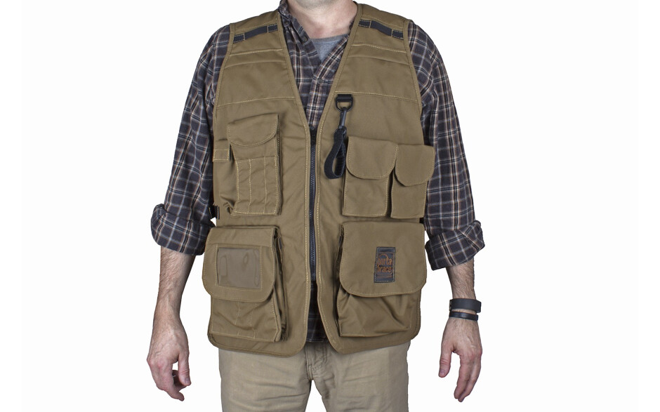 Porta Brace VV-XLC Video Vest, Tough Coyote color Cordura vest, XL