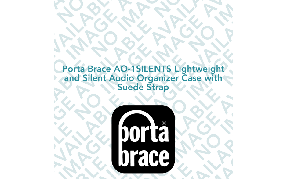 Porta Brace AO-1SILENTS Lightweight and Silent Audio Organizer Case with Suede Strap