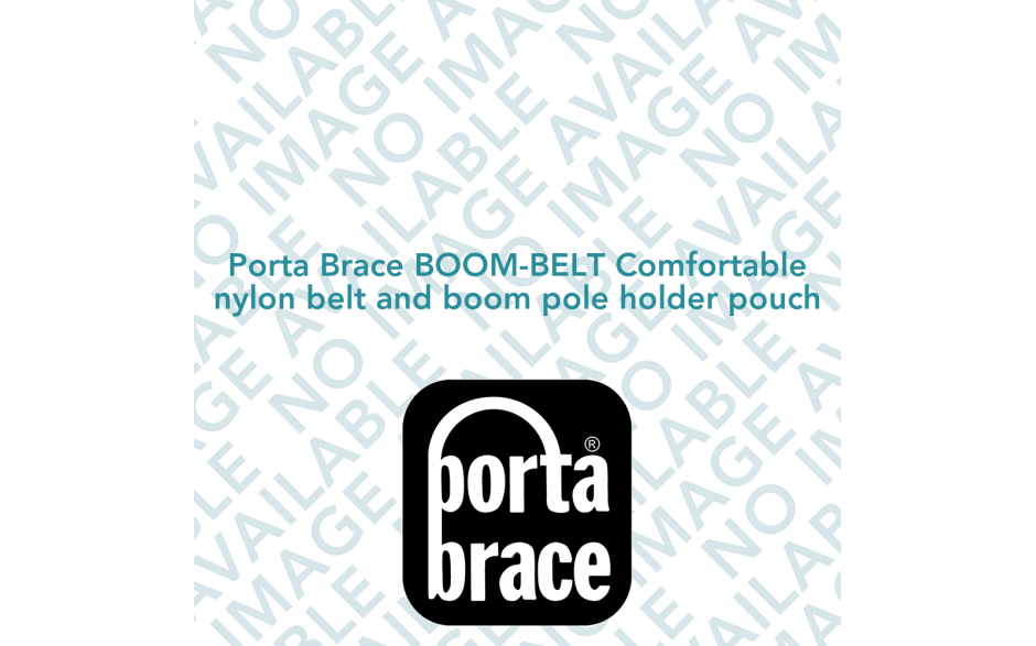 Porta Brace BOOM-BELT Comfortable nylon belt and boom pole holder pouch