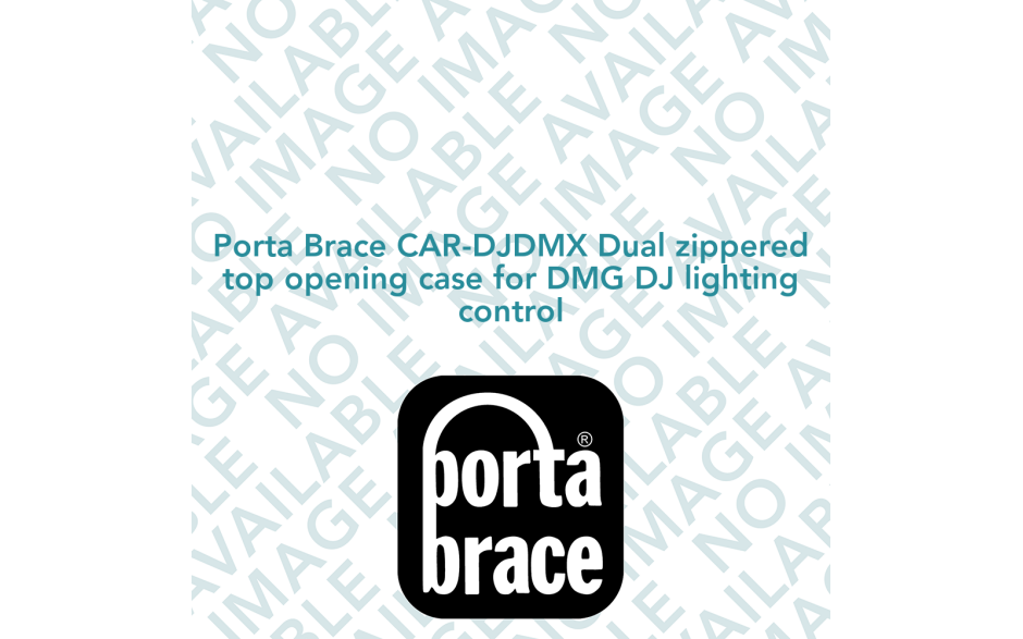 Porta Brace CAR-DJDMX Dual zippered top opening case for DMG DJ lighting control