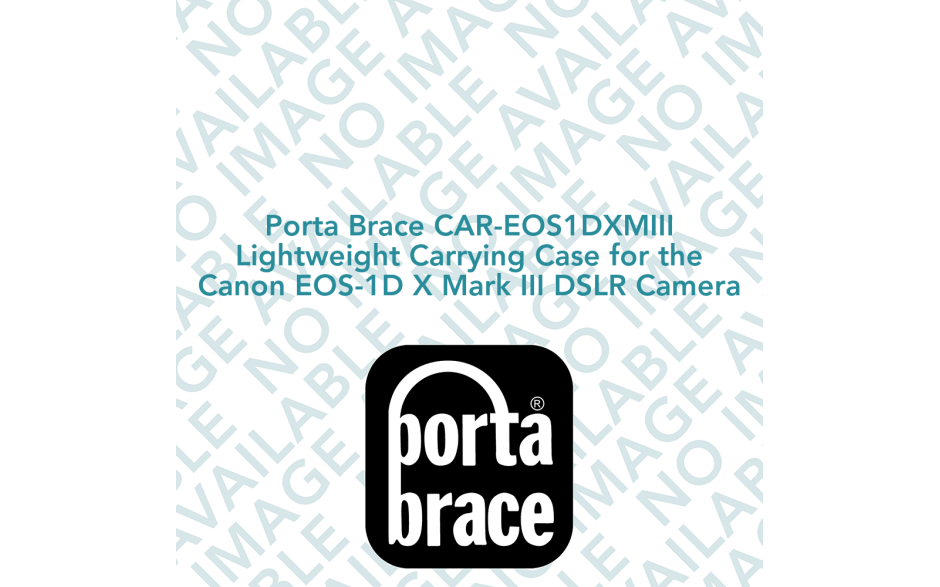 Porta Brace CAR-EOS1DXMIII Lightweight Carrying Case for the Canon EOS-1D X Mark III DSLR Camera