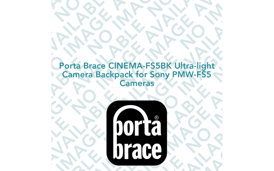 Porta Brace CINEMA-FS5BK Ultra-light Camera Backpack for Sony PMW-FS5 Cameras
