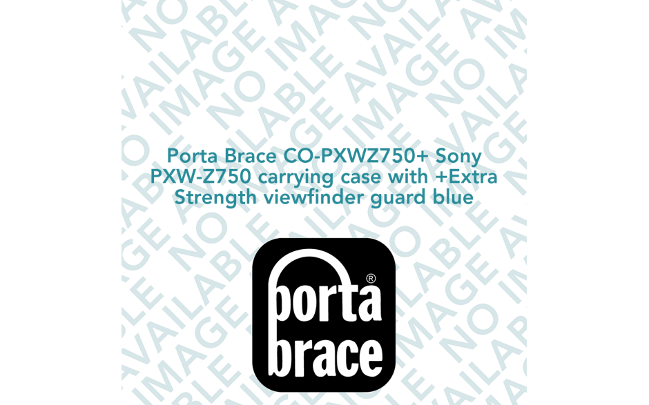 Porta Brace CO-PXWZ750+ Sony PXW-Z750 carrying case with +Extra Strength viewfinder guard blue