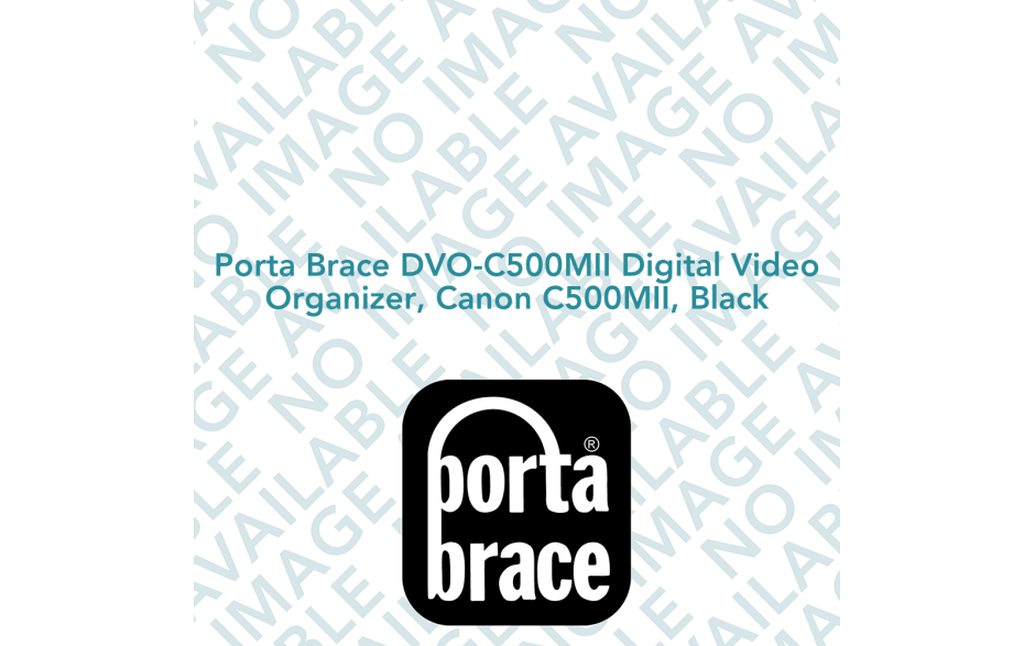 Porta Brace DVO-C500MII Digital Video Organizer, Canon C500MII, Black