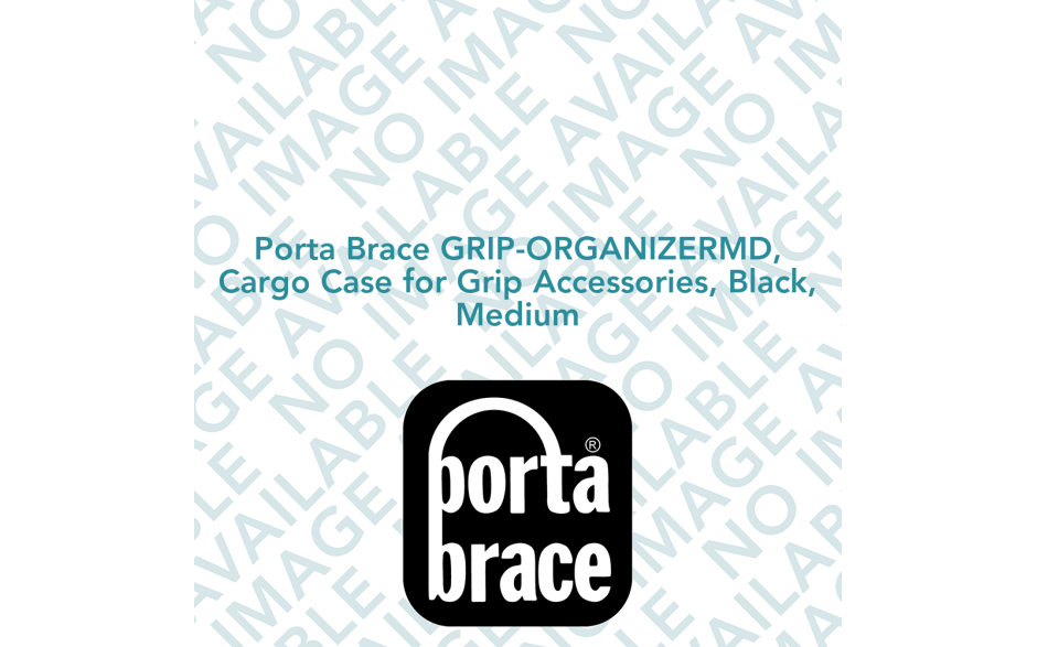 Porta Brace GRIP-ORGANIZERMD, Cargo Case for Grip Accessories, Black, Medium