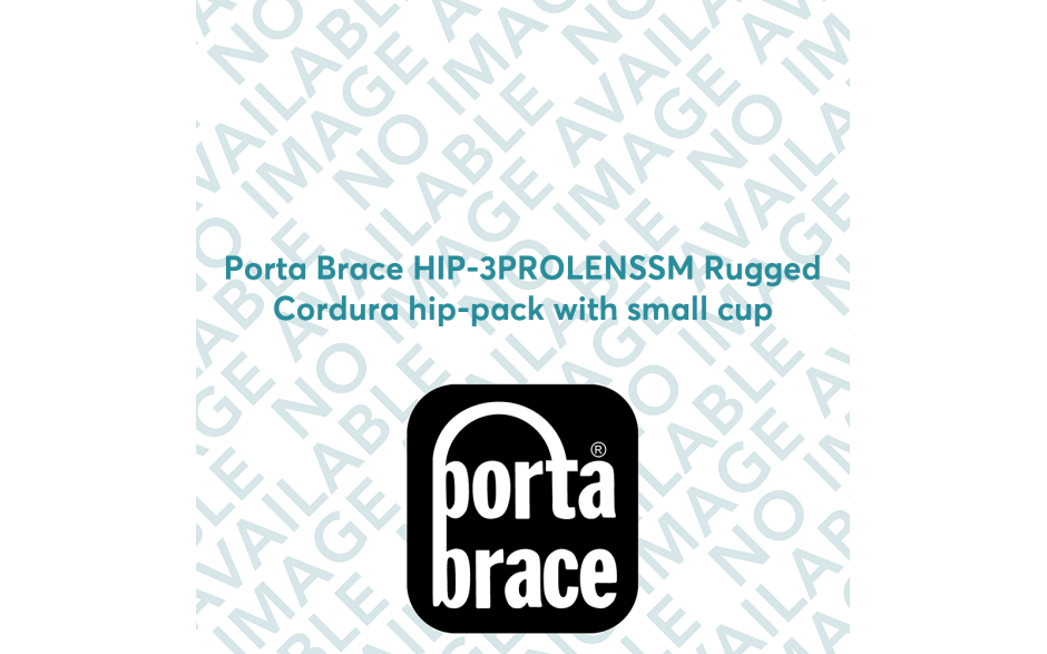 Porta Brace HIP-3PROLENSSM Rugged Cordura hip-pack with small cup