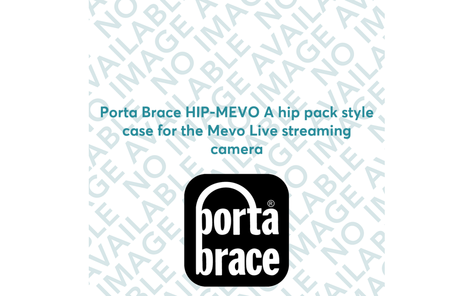 Porta Brace HIP-MEVO A hip pack style case for the Mevo Live streaming camera