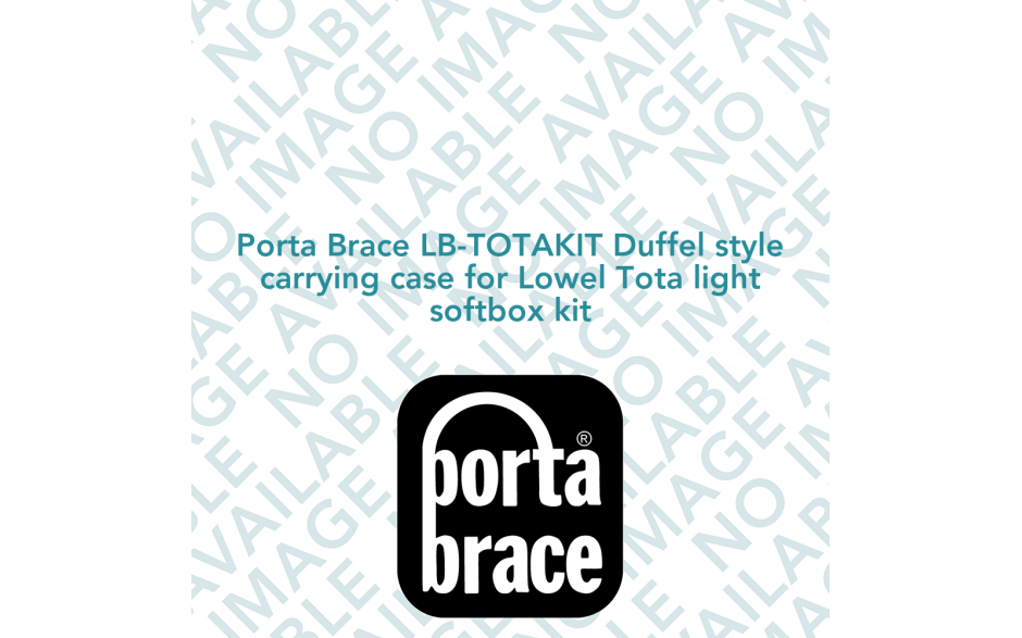 Porta Brace LB-TOTAKIT Duffel style carrying case for Lowel Tota light softbox kit