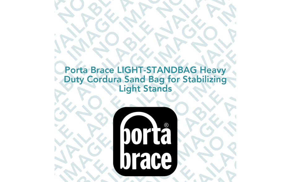 Porta Brace LIGHT-STANDBAG Heavy Duty Cordura Sand Bag for Stabilizing Light Stands