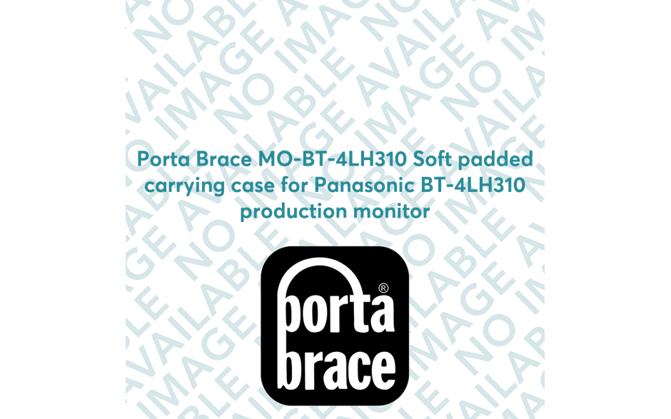 Porta Brace MO-BT-4LH310 Soft padded carrying case for Panasonic BT-4LH310 production monitor