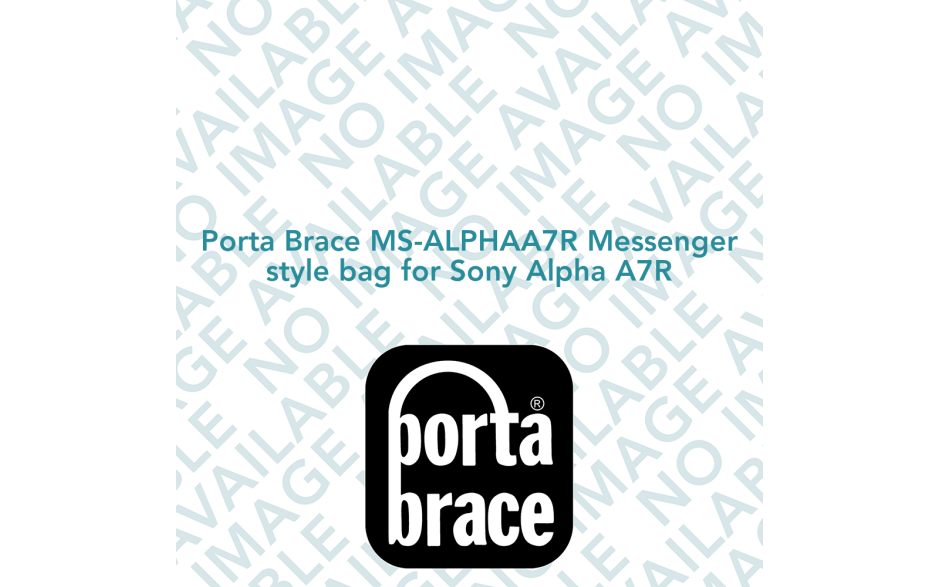 Porta Brace MS-ALPHAA7R Messenger style bag for Sony Alpha A7R