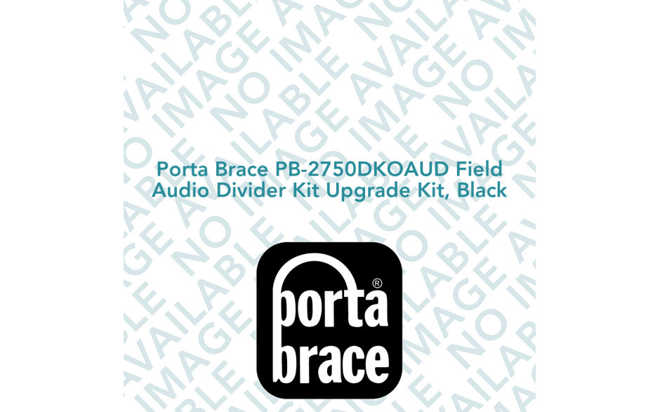 Porta Brace PB-2750DKOAUD Field Audio Divider Kit Upgrade Kit, Black