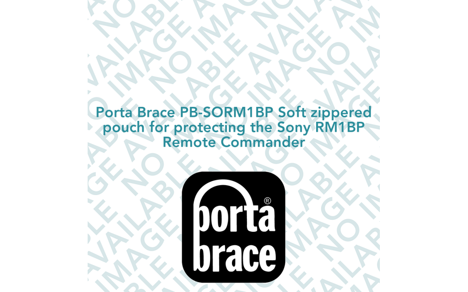 Porta Brace PB-SORM1BP Soft zippered pouch for protecting the Sony RM1BP Remote Commander