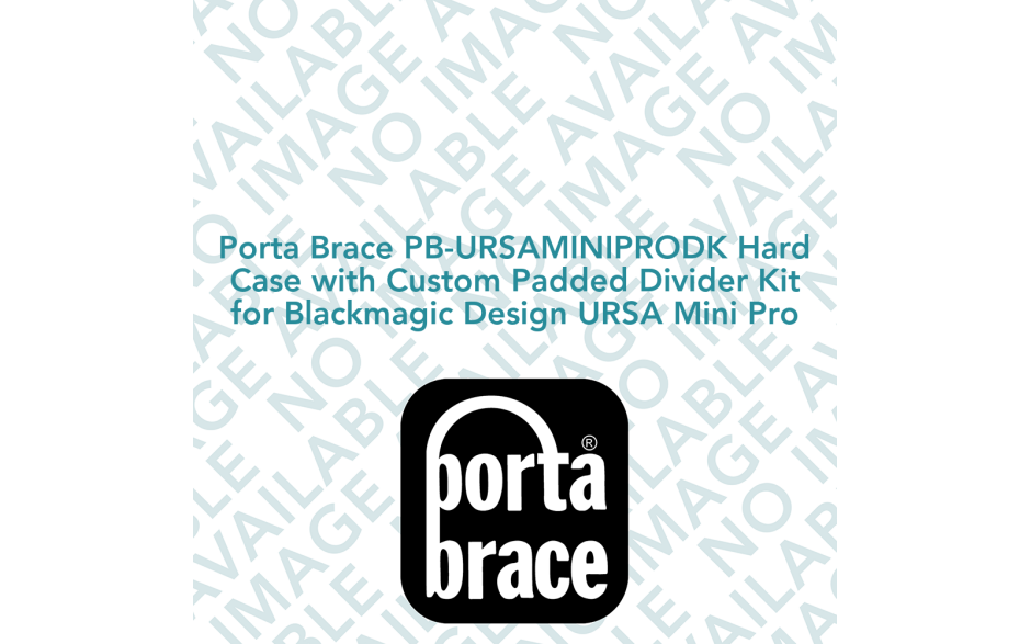 Porta Brace PB-URSAMINIPRODK Hard Case with Custom Padded Divider Kit for Blackmagic Design URSA Mini Pro