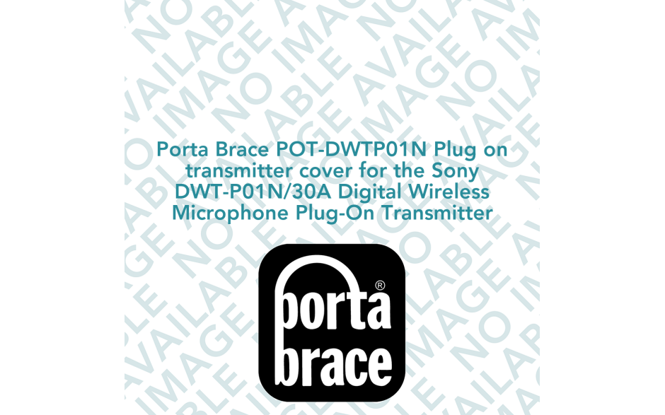 Porta Brace POT-DWTP01N Plug on transmitter cover for the Sony DWT-P01N/30A Digital Wireless Microphone Plug-On Transmitter