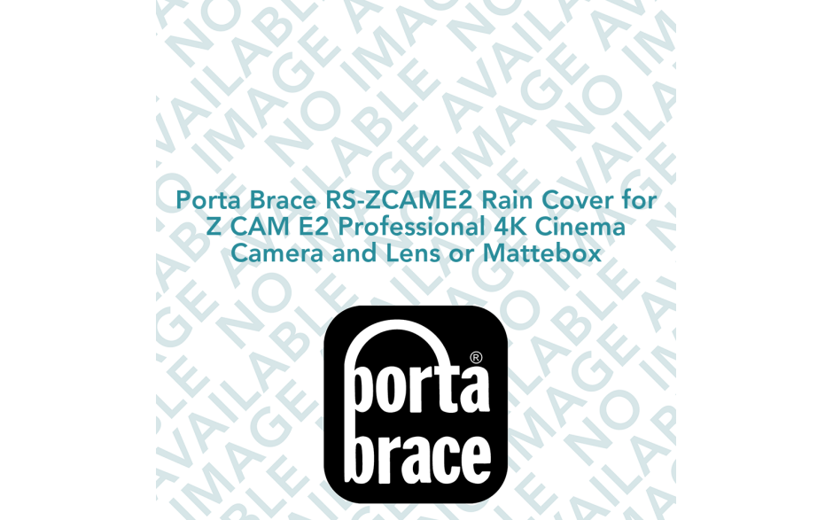 Porta Brace RS-ZCAME2 Rain Cover for Z CAM E2 Professional 4K Cinema Camera and Lens or Mattebox