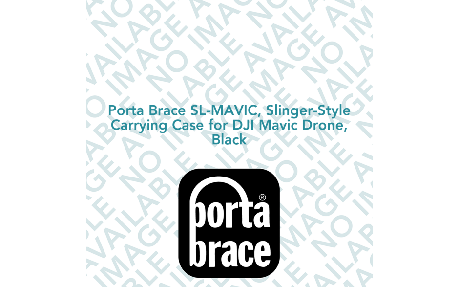 Porta Brace SL-MAVIC, Slinger-Style Carrying Case for DJI Mavic Drone, Black