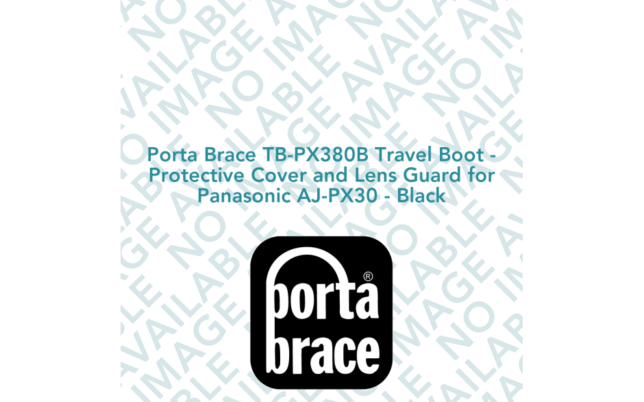 Porta Brace TB-PX380B Travel Boot - Protective Cover and Lens Guard for Panasonic AJ-PX30 - Black