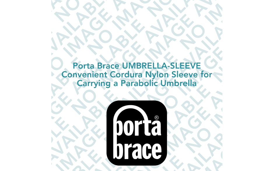 Porta Brace UMBRELLA-SLEEVE Convenient Cordura Nylon Sleeve for Carrying a Parabolic Umbrella