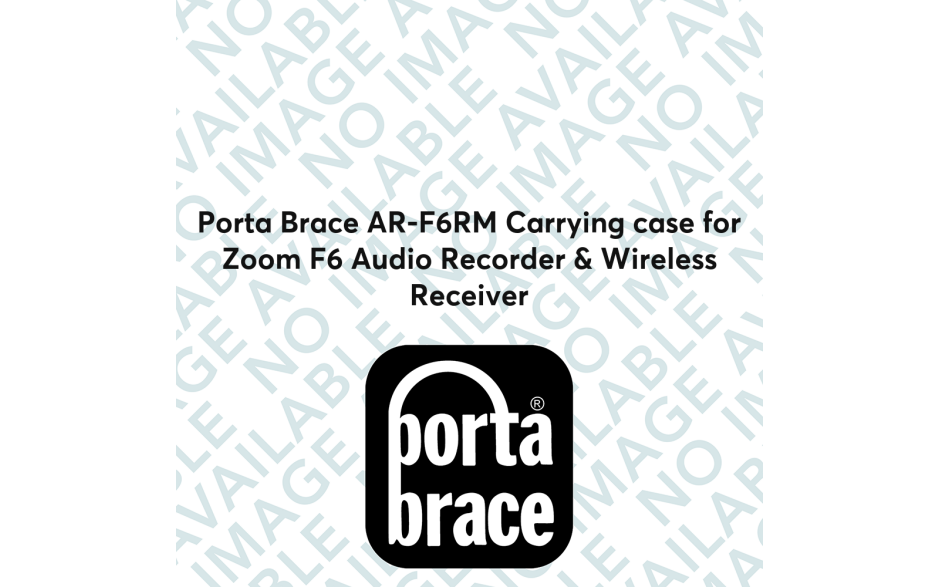 Porta Brace AR-F6RM Carrying case for Zoom F6 Audio Recorder & Wireless Receiver
