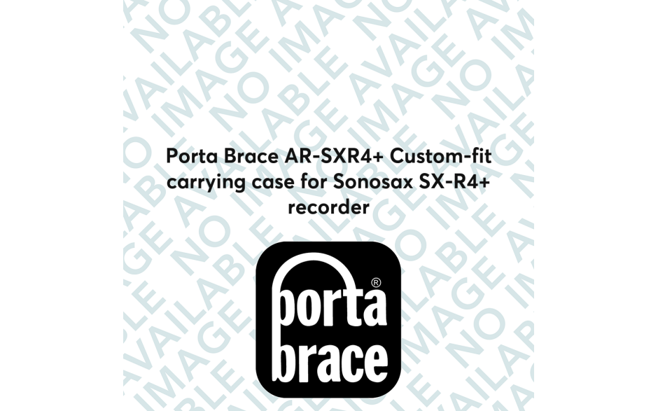 Porta Brace AR-SXR4+ Custom-fit carrying case for Sonosax SX-R4+ recorder
