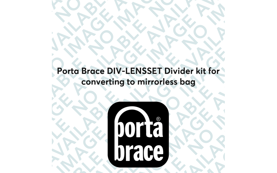 Porta Brace DIV-LENSSET Divider kit for converting to mirrorless bag