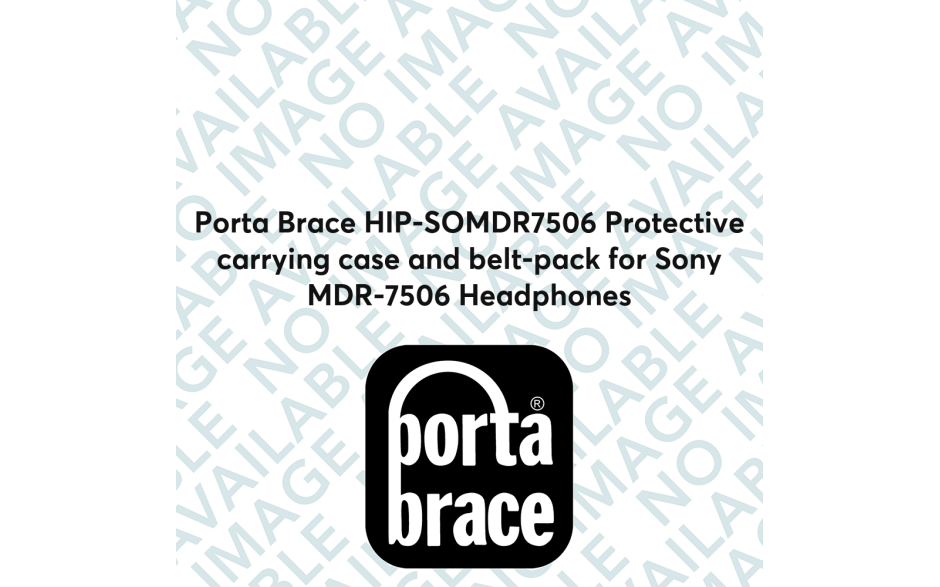 Porta Brace HIP-SOMDR7506 Protective carrying case and belt-pack for Sony MDR-7506 Headphones